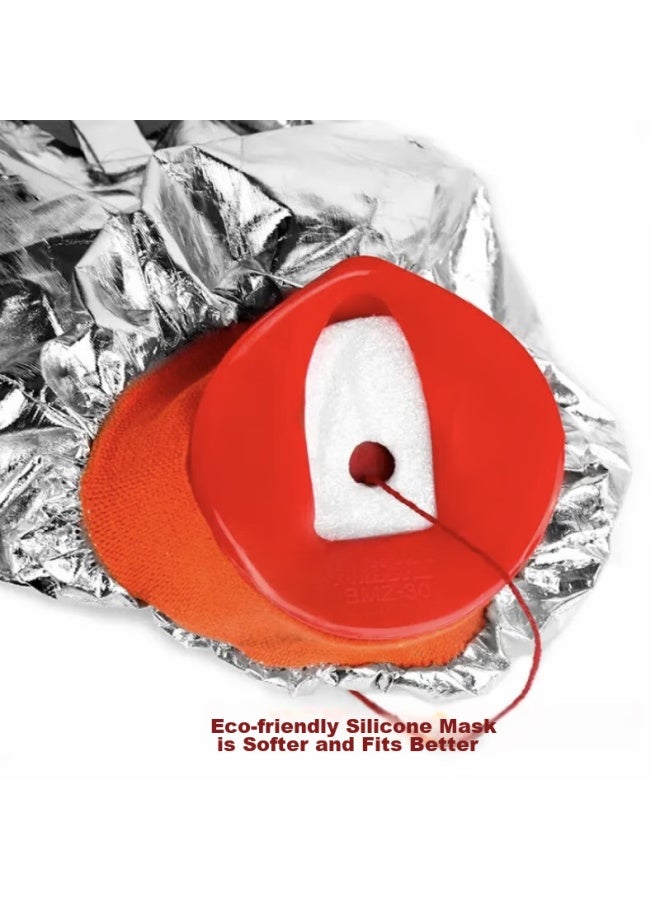 Zhengan Fire Mask Protection Mask For Home Use, Gas-proof High-rise Escape Self-rescue Respirator, Nationally Certified By Fire Department - Image 4