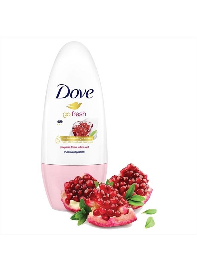 Dove - Go Fresh Pomegranate Roll-On Anti-Perspirant Deodorant 50ml - Image 1