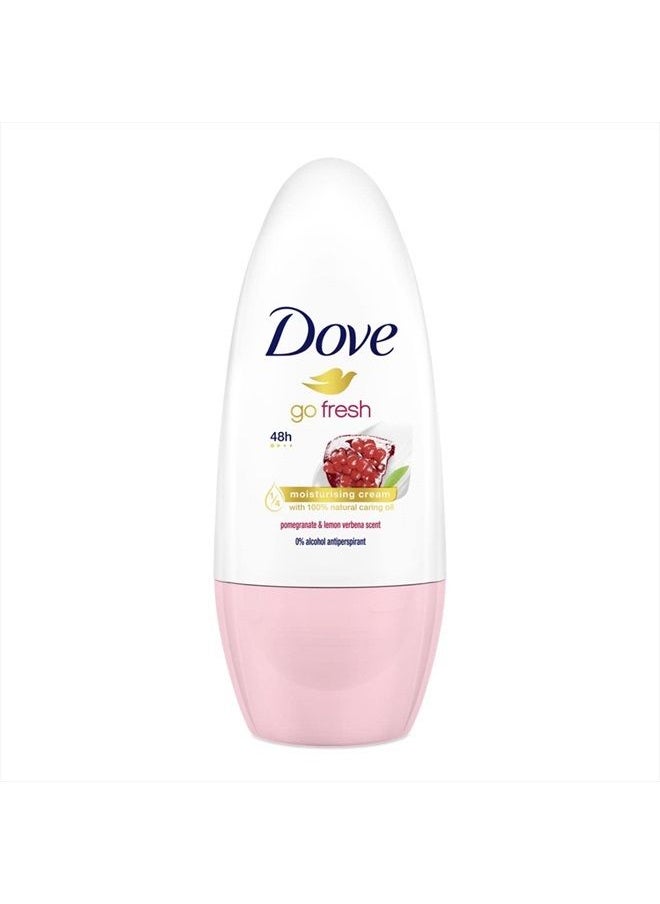 Dove - Go Fresh Pomegranate Roll-On Anti-Perspirant Deodorant 50ml - Image 1