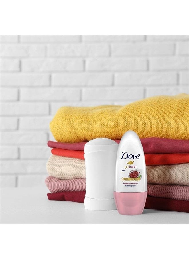 Dove - Go Fresh Pomegranate Roll-On Anti-Perspirant Deodorant 50ml - Image 1