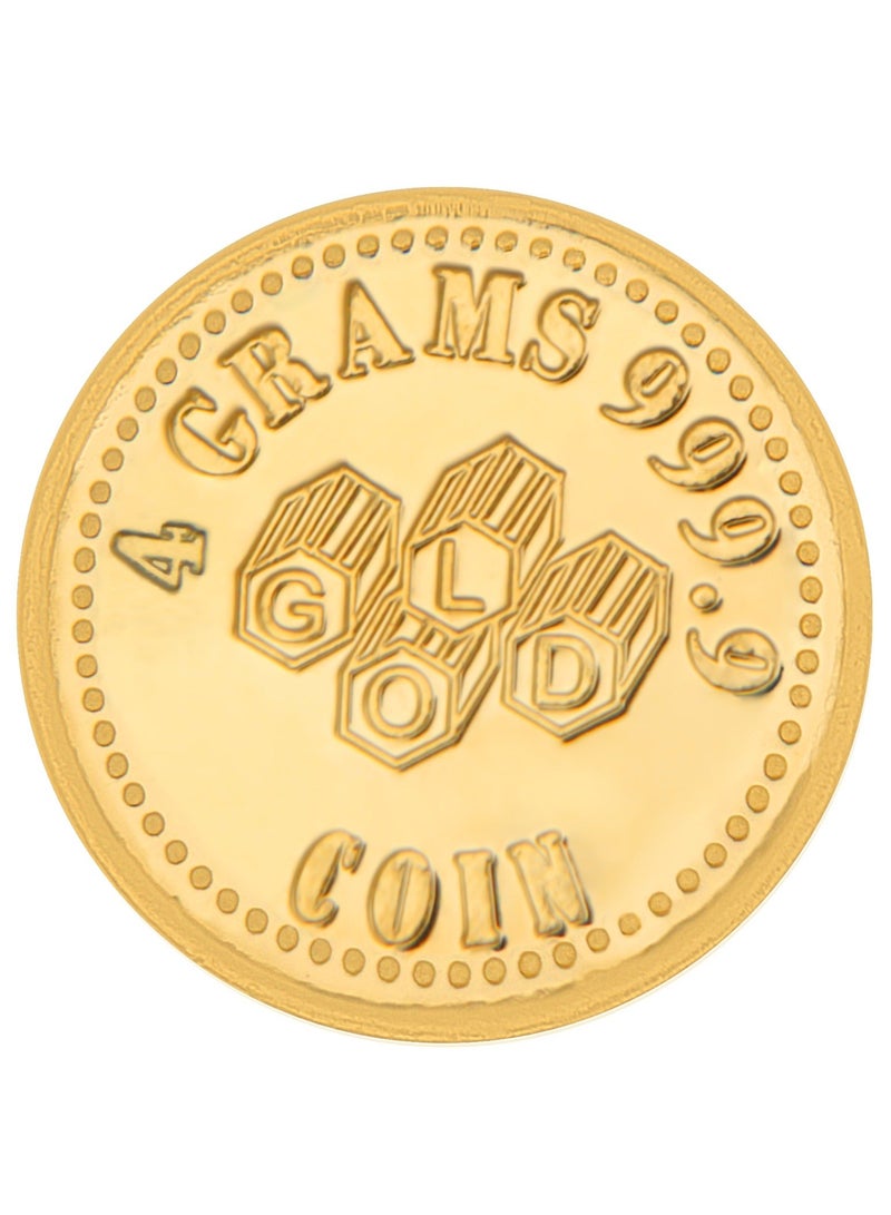 Gold Coin 24K (999.9) 4 Gram Flower – Made in UAE