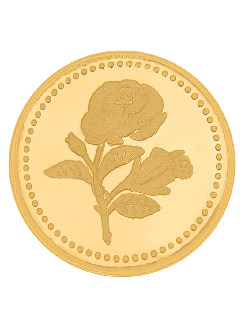 Gold Coin 24K (999.9) 4 Gram Flower – Made in UAE
