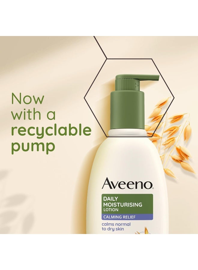 Aveeno Daily Moisturising Lotion Calming Relief, With Nourishing Oat & Calming Lavender, 24-Hour Moisturisation, Suitable for Sensitive Skin, Fast Absorbing, 300ml - Image 5