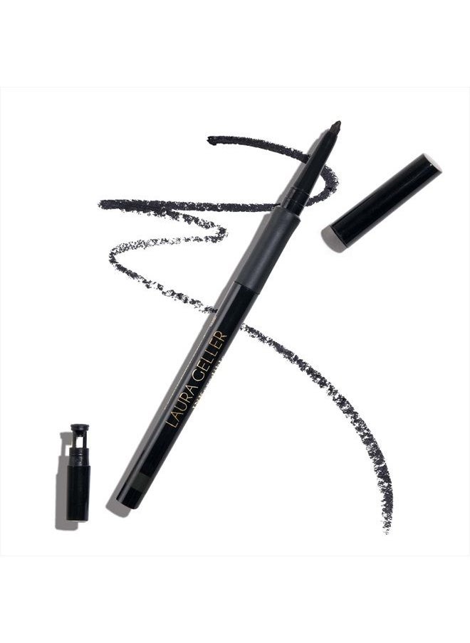 LAURA GELLER NEW YORK INKcredible Gel Eyeliner - Blackbird - Waterproof Smudge-proof Eyeliner Pencil - Built in Sharpener  - Image 1