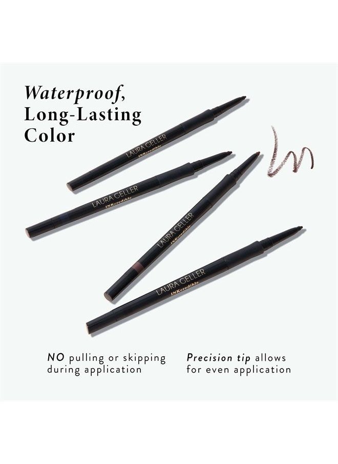 LAURA GELLER NEW YORK INKcredible Gel Eyeliner - Blackbird - Waterproof Smudge-proof Eyeliner Pencil - Built in Sharpener  - Image 3