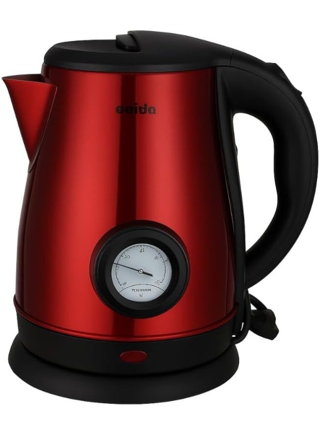 سبيدا غلاية كهربائية SPD-DL9812 بسعة 2 ل وقوة 1800 وات مع مقياس حرارة – ميزة التحكم في درجة الحرارة – لتحضير الشاي عند درجة الحرارة المثالية من سبيدا - Image 1
