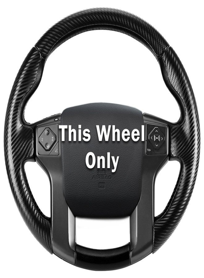 Aotoyou Fit for Toyota Steering Wheel Cover, Steering Wheel Cover for Tacoma(2012-2023) 4Runner(2010-2024) Tundra(2014-2021) Sequoia(2014-2022) Accessories (Matte Black) - Image 1
