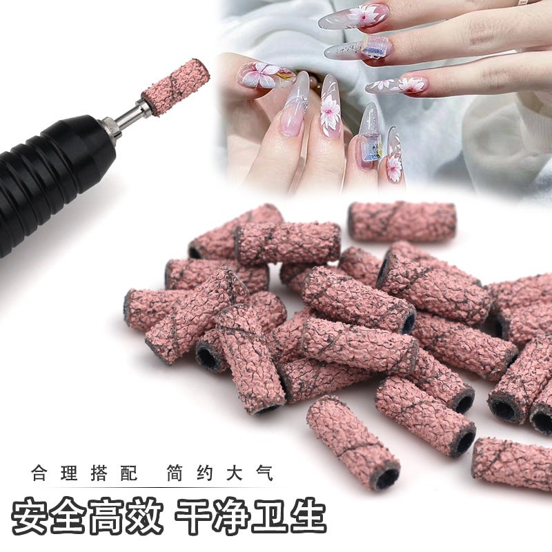 New 3Mm Mini Nail Scrub Ring Nail Art Manicure Polishing Exfoliating Small Size Sand Ring Boxed - Image 4