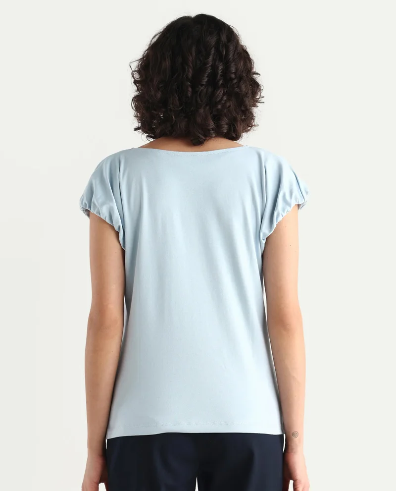 Rareism Women's Knit Top With Extended Sleeves