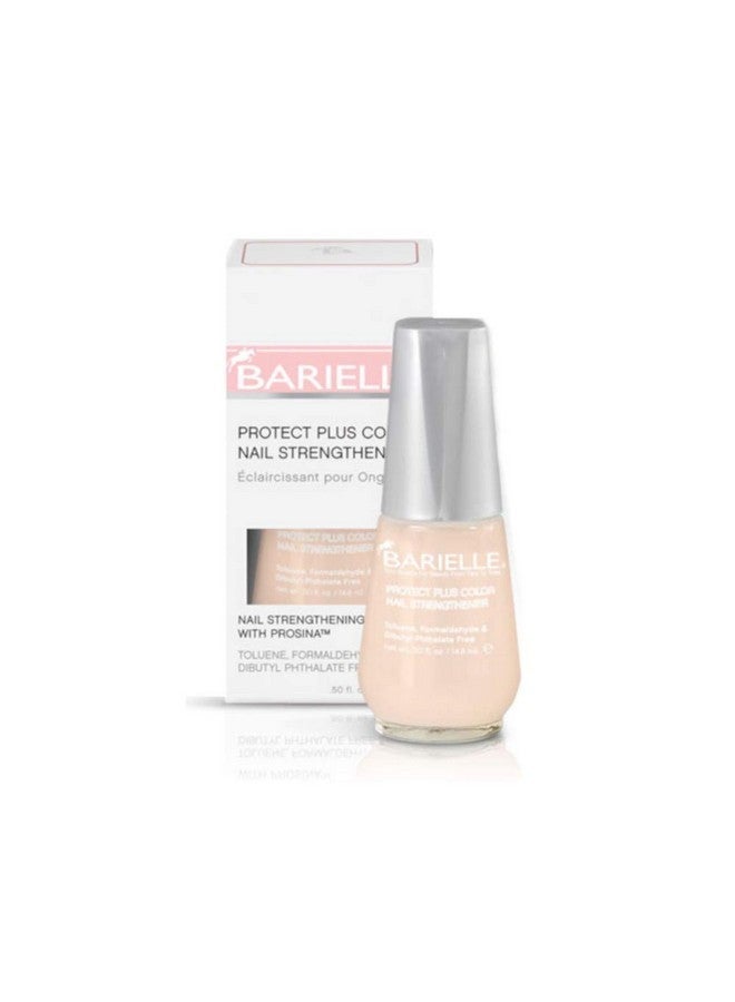 BARIELLE Protect Plus Color Nail Strengthener, Beige, 0.5 Ounce - Image 1