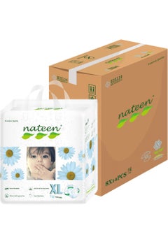 nateen Premium Care Baby Diapers,Size 5 (12-25kg),X-Large,112 Count Diapers,Super Absorbent,Double Lock Leak Barriers Baby Diapers.  - Image 1