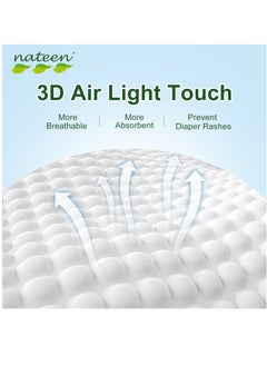 nateen Premium Care Baby Diapers,Size 5 (12-25kg),X-Large,112 Count Diapers,Super Absorbent,Double Lock Leak Barriers Baby Diapers.  - Image 4