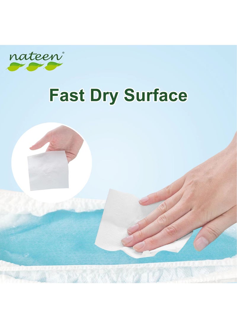 nateen Premium Care Baby Diapers,Size 5 (12-25kg),X-Large,112 Count Diapers,Super Absorbent,Double Lock Leak Barriers Baby Diapers. - Image 5