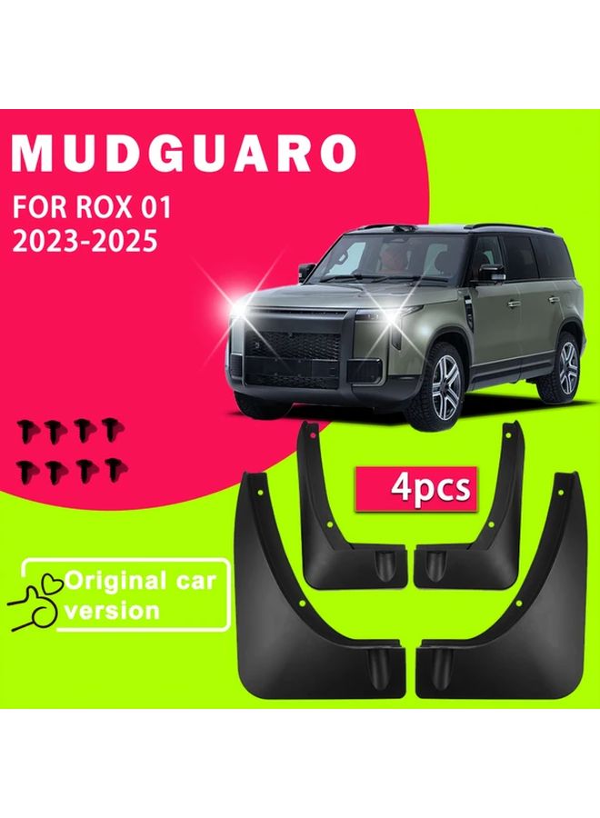 4pcs For Rox 01 2023 2025 Fender Mud Flaps Durable Anti Scratch Protection - Image 2