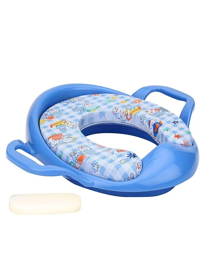 Toyfinity Cushioned Potty Trainer Seat with Support Handles | Baby Potty seat fits on Standard Pot (Colour & Print May Vary) - Image 2