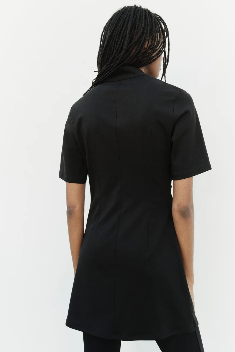 H&M  Draped button-detail dress for Women | Best Price UAE