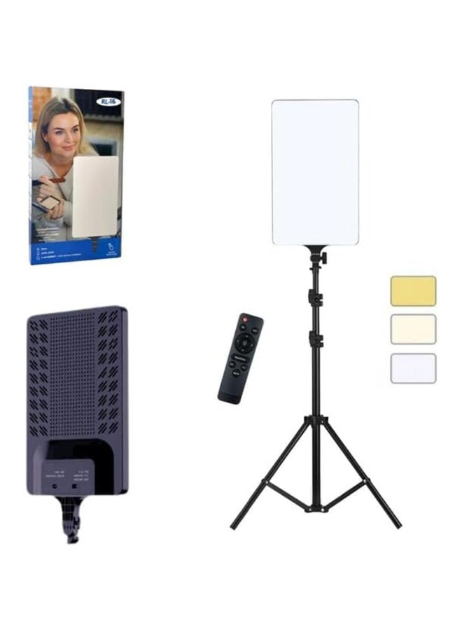 جينرال برو كشاف إضاءة LED مستطيل احترافي GenPro RL-16 – 60 واط، درجة حرارة لون 2700K–7500K، مع تحكم عن بعد - Image 1