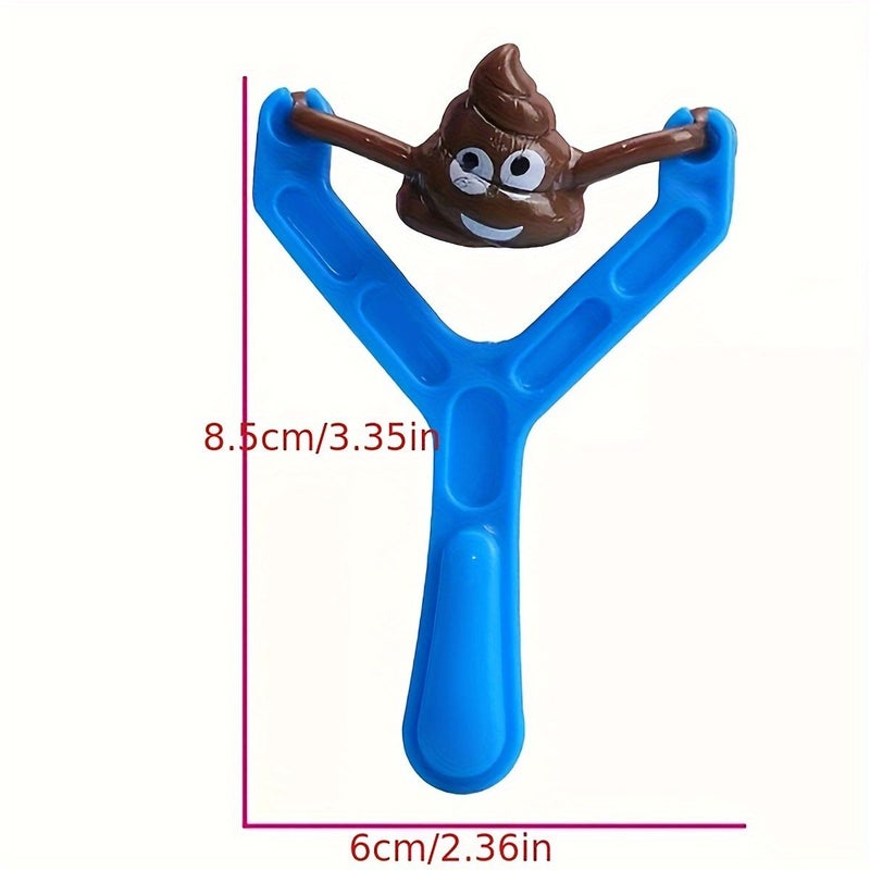 1pc Creative Shot Poop Bow Big Poop Excretion Makeup Funny Novelty Toy Embossed Gift Trick Toy Christmas Halloween Thanksgiving Gift Random Color - Image 3