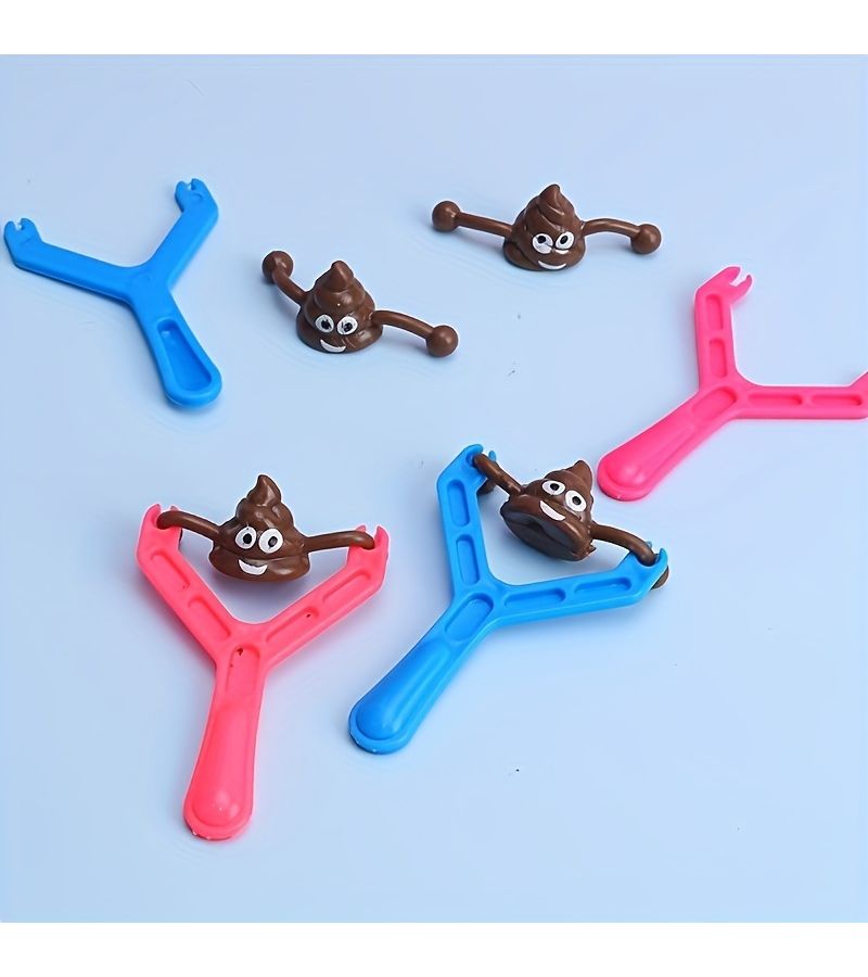 1pc Creative Shot Poop Bow Big Poop Excretion Makeup Funny Novelty Toy Embossed Gift Trick Toy Christmas Halloween Thanksgiving Gift Random Color - Image 2