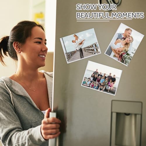 vivinin Picture Frame, 12 Pack 5x7 Magnetic, White Border, Reusable, Waterproof, Perfect Display Frame - Image 5