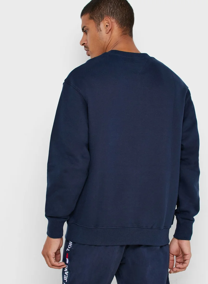 TOMMY JEANS Logo Flag Sweatshirt
