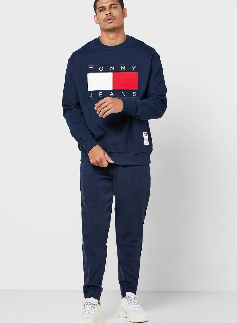 TOMMY JEANS Logo Flag Sweatshirt