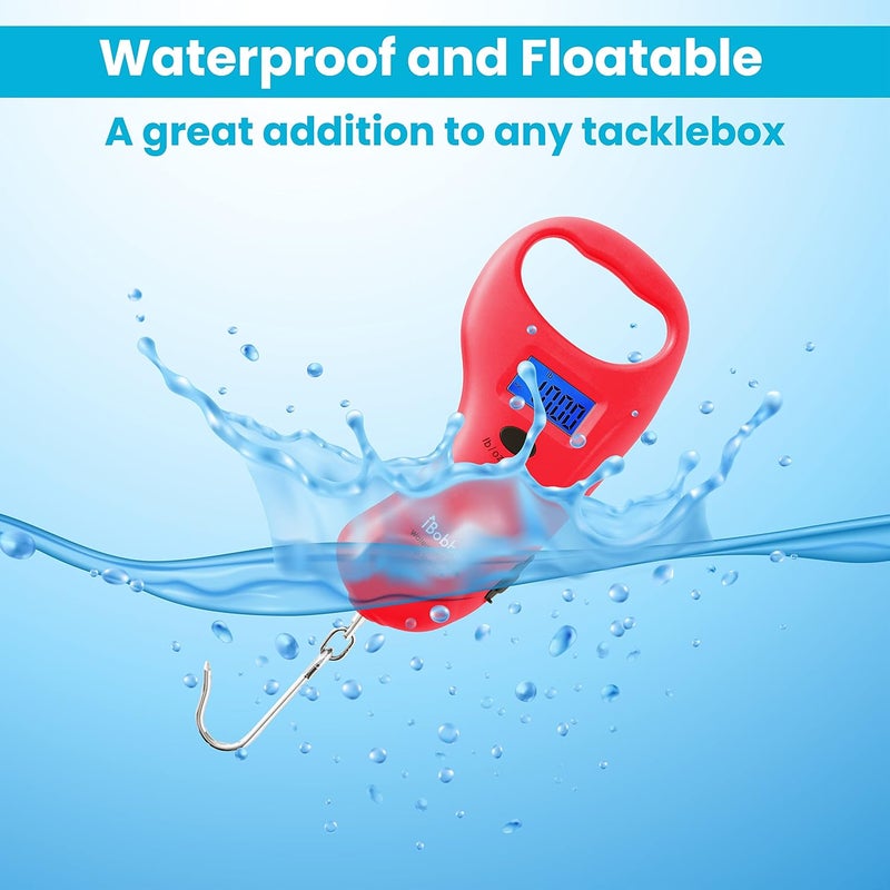 ReelSonar iBobber Waterproof Floating Digital Fishing Scale with Fish Gripper - Image 2