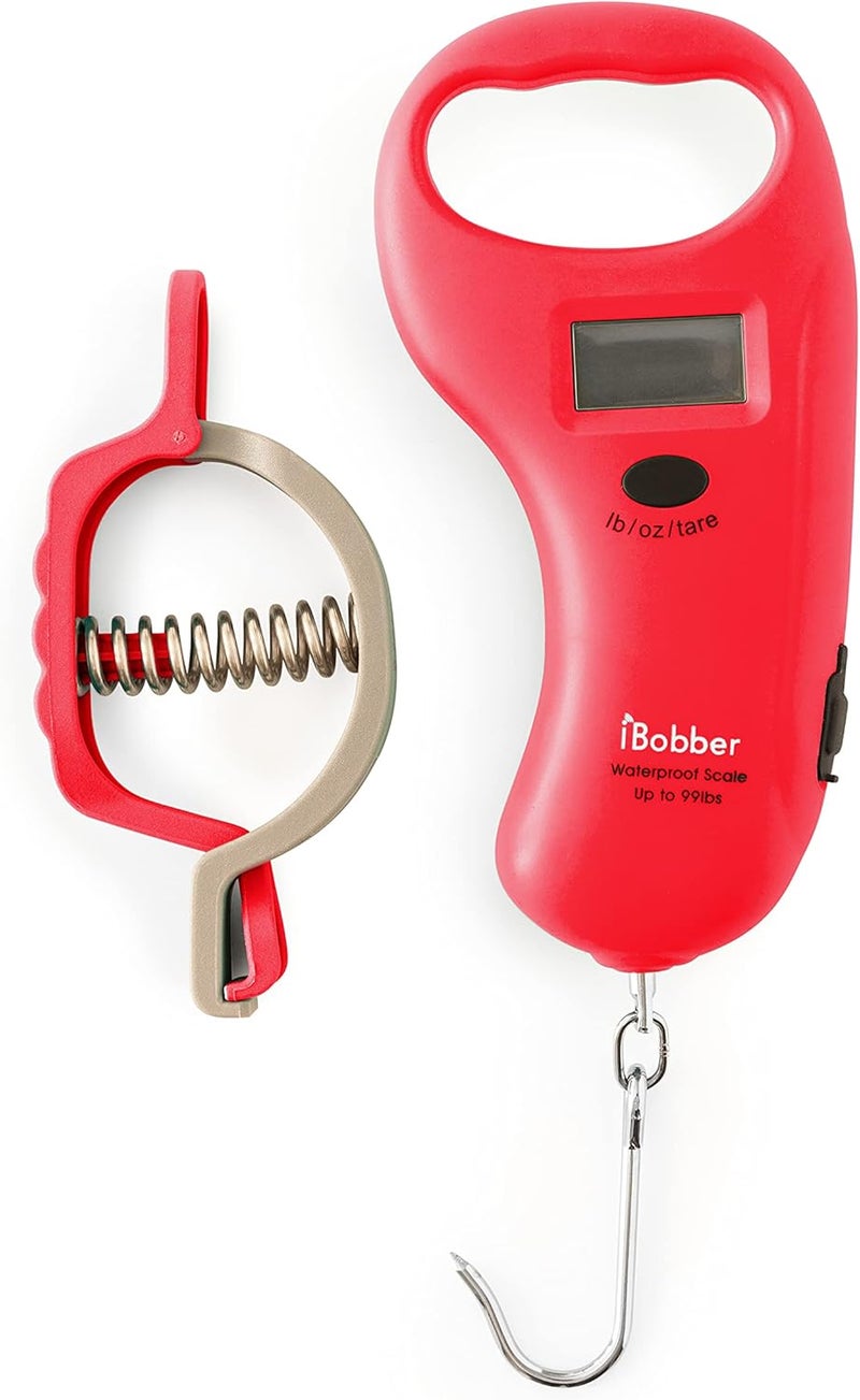 ReelSonar iBobber Waterproof Floating Digital Fishing Scale with Fish Gripper - Image 1