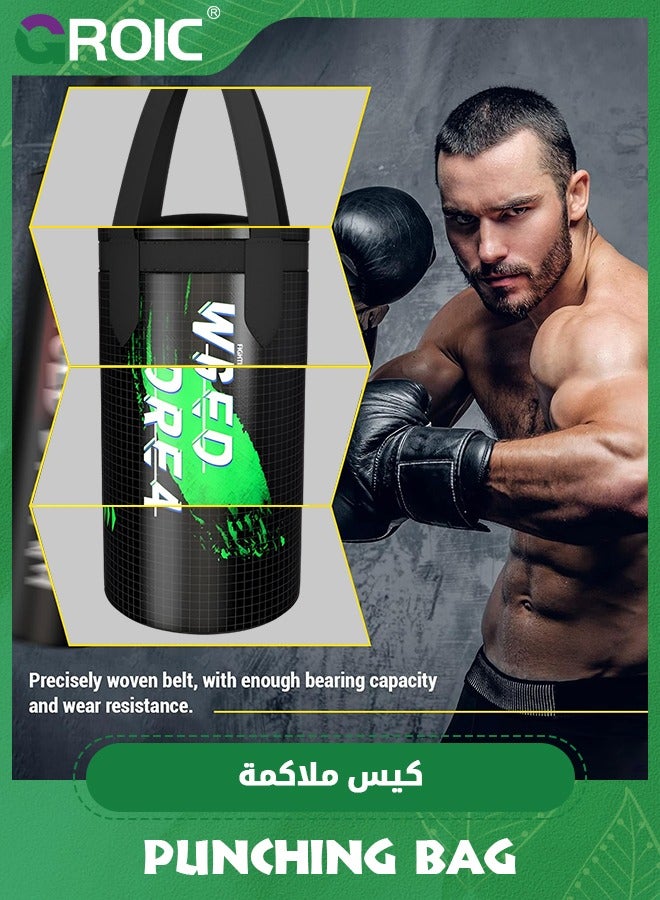 GROIC Punching Bag for Kids,65cm Hanging Boxing Bag with 6oz Boxing Gloves, Kids Boxing Set Kickboxing Bag for Youth, Boxing Bag Set,Suitable for MMA Karate Kickboxing Boxing - Image 2
