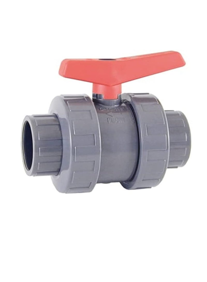 Cepex PVC Heavy Duty Water Supply Pipe Fittings for Swimming Pool, Agriculture, Irrigation & Commercial Plumbing Use (75 MM, Union Ball Valve)  - Image 3