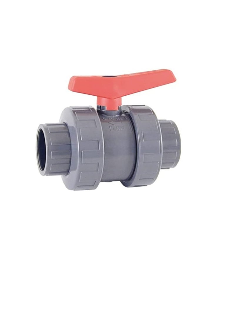 Cepex PVC Heavy Duty Water Supply Pipe Fittings for Swimming Pool, Agriculture, Irrigation & Commercial Plumbing Use (75 MM, Union Ball Valve)  - Image 2