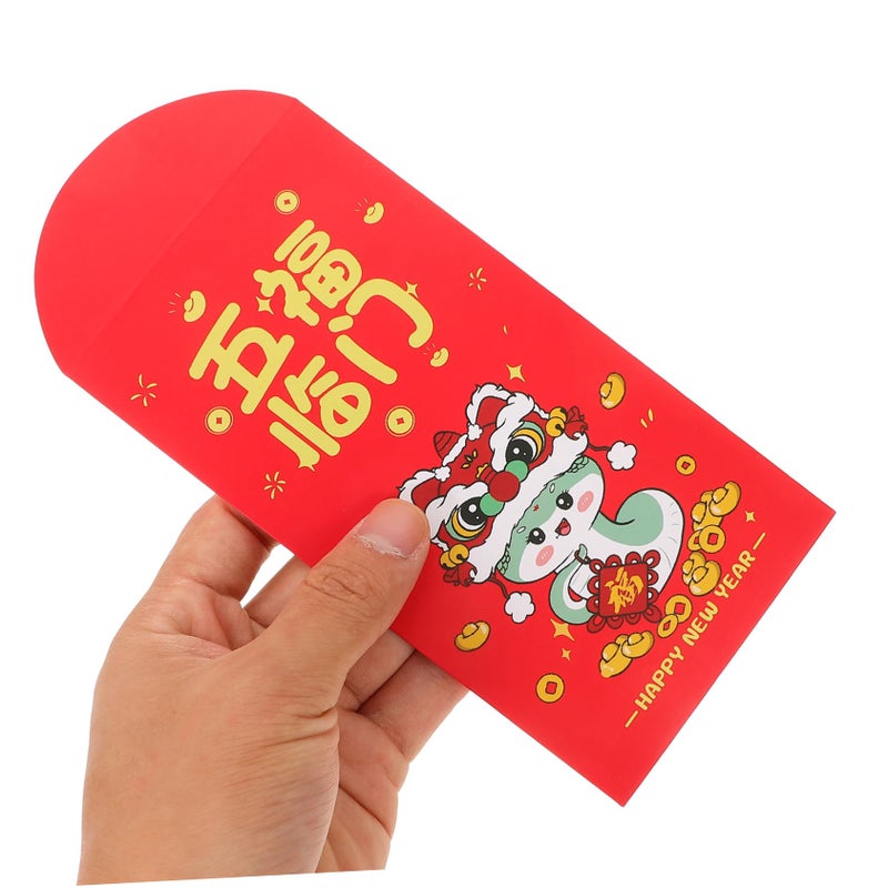 Traditional Chinese Red Envelopes Lucky Money Packets 24pcs Set For Lunar New Year Blessings - Image 4