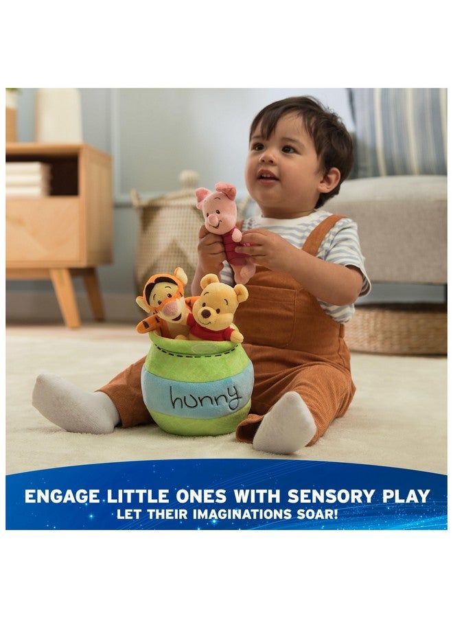 GUND Disney Official Winnie The Pooh Plush Playset with Pooh, Tigger, and Piglet, Sensory Toy Stuffed Animals for Ages 0 and Up, Green, 8” - Image 4