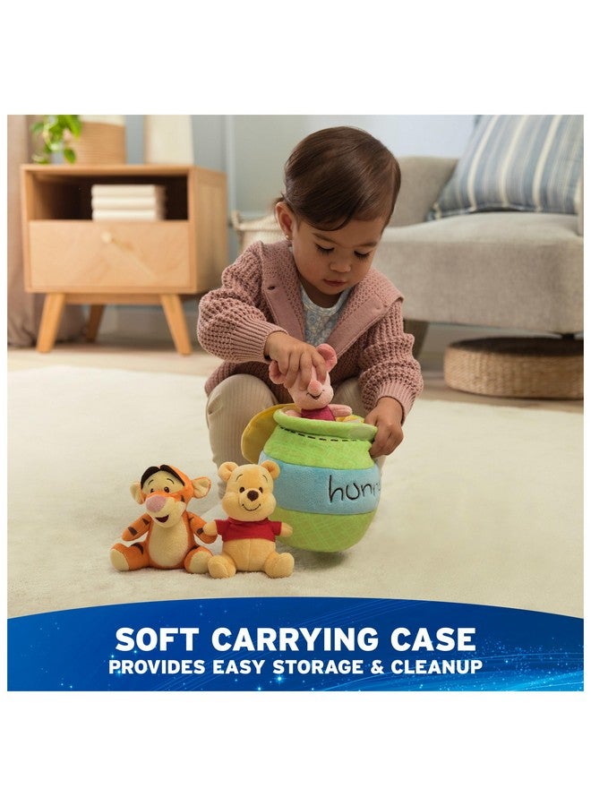 GUND Disney Official Winnie The Pooh Plush Playset with Pooh, Tigger, and Piglet, Sensory Toy Stuffed Animals for Ages 0 and Up, Green, 8” - Image 5