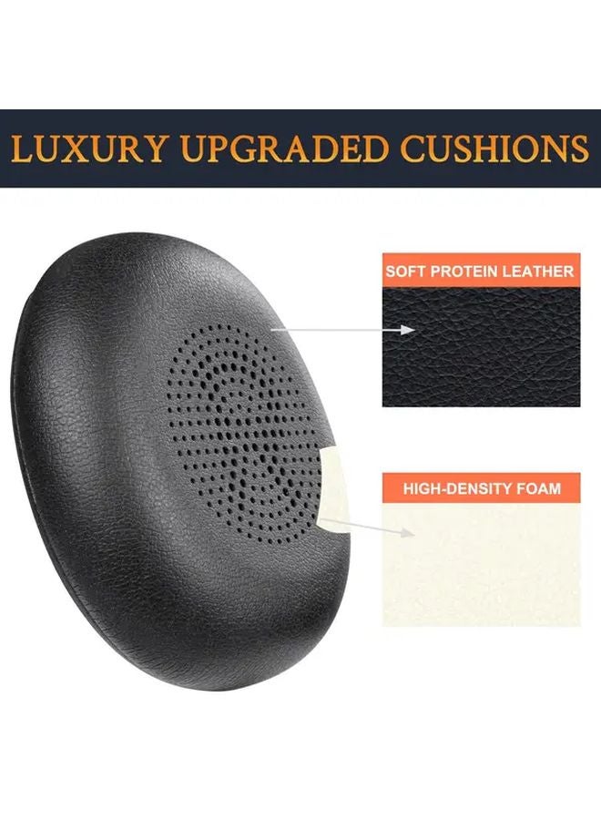 Navy Blue Replacement Ear Pads For Jabra Evolve2 65 40 Elite 45h Headset 1 Pair - Image 5