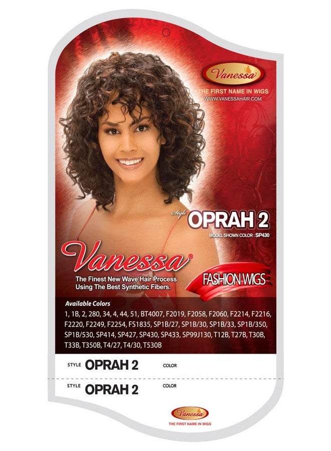 VANESSA Fashion Wigs Medium Length Curly Wavy Style Synthetic Hair Wig - OPRAH 2 (51) - Image 2