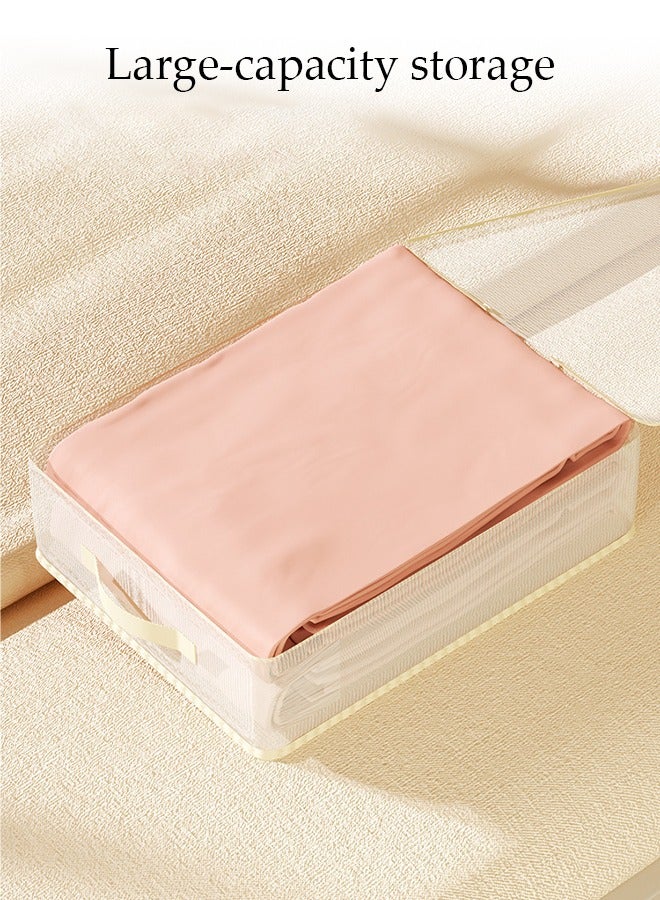 DUNISO 2 Pcs Packing Cubes，Travel Storage Bags For Clothes, Multifunctional Wardrobe Organizer, 5 Compartment Storage Bag , Foldable Storage Bag With Handle, Space Saving, Used For Storing Shirts, Sweaters, T-Shirts, Jeans, 32 * 28 * 12cm  - Image 3