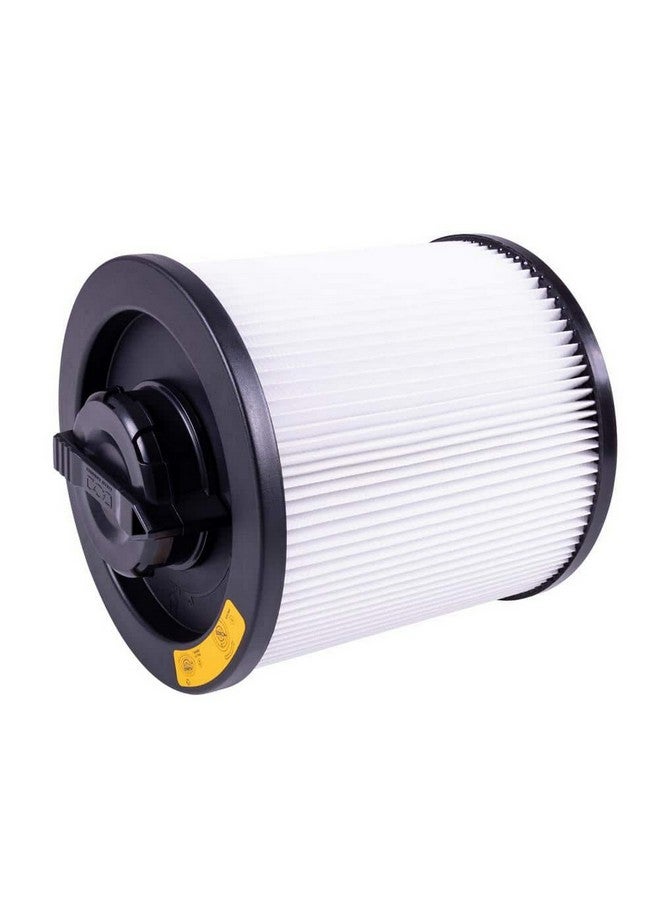 DEWALT Regular Cartridge Filter for Wet and Dry Vacuum Black and White 8.65 x 7.5 x 7.5 Inch DXVC6910 - Image 3