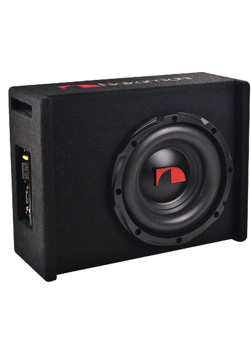 NAKAMICHI Active Subwoofer Enclosures NAKAMICHI NBX25M 10 Inch Car Active Subwoofer Box  - Image 1