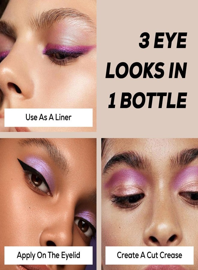 INSIGHT Professional Liquid Eyeshadow - (Icy Quartz) | Light Weighted Formula | Infused with Skincare Ingredients | Water Resistant Pigment | High Shine Shimmers (5g) - Image 4