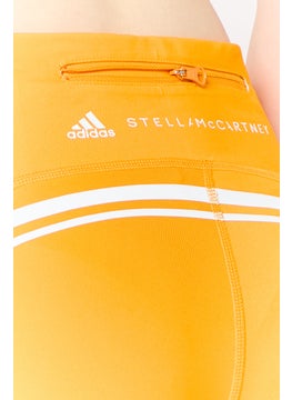Adidas Adidas by Stella McCartney Women Sportswear Fit Truepace Cycling Shorts, Neon Orange  - Image 2