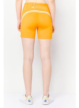 Adidas Adidas by Stella McCartney Women Sportswear Fit Truepace Cycling Shorts, Neon Orange  - Image 3
