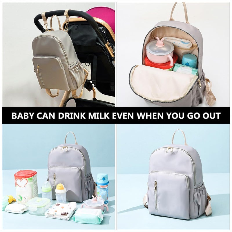 Large Capacity Waterproof Maternity Backpack With Insulated Bottle Pouch For Moms - Image 5