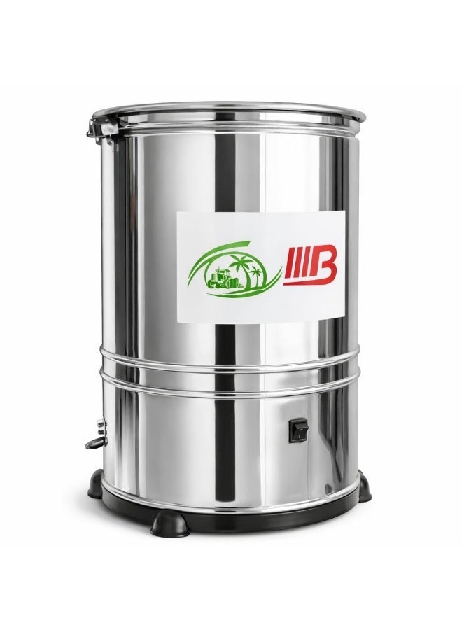 خضاضة ألبان كهربائية مصنوعه الاستانلس ستيل - سعة كبيرة لتحضير الزبدة والقشطة - محرك قوي وهيكل صحي سهل التنظيف. - Image 1