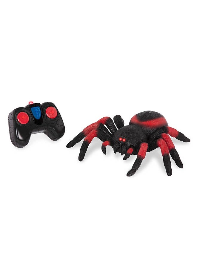 Terra by Battat - RC Spider: Tarantula - Red Infrared Remote Control Spider with Creepy Led Eyes for Kids Aged 6+ - Image 1
