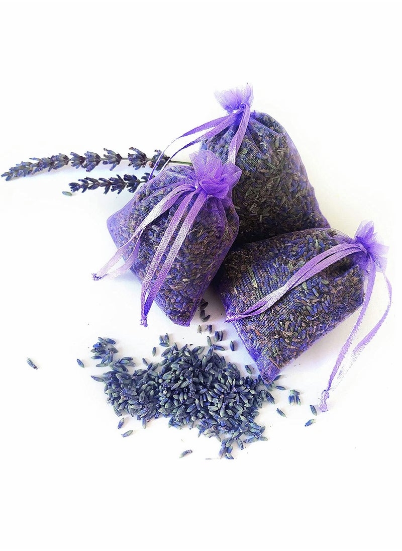 KASTWAVE - Lavender Sachet, 24 Lavender Sachet Bags, Filled with Premium Grade Dried Lavender, Sachets for Drawers and Closets, Bridal Shower Favors, Home Fragrance Products, Closet Deodorizer Fresheners - Image 1