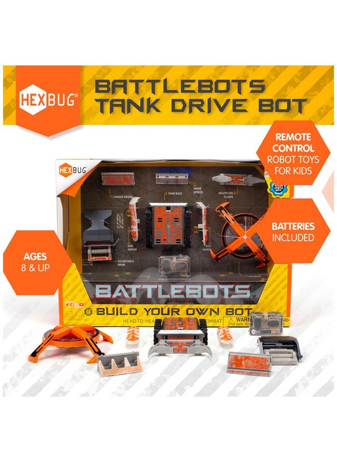 Hexbug - Battlebots Build Your Own Bot Tank Drive, Toys For Kids, Fun Battle Bot Hex Bugs - Image 1