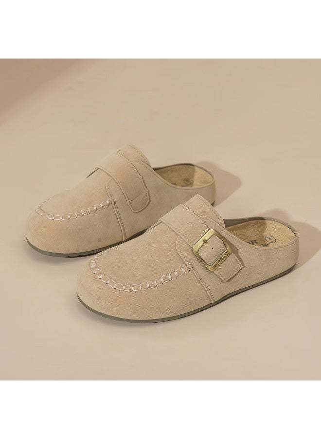 Pull Back Huili Women's Birkenstock-style Shoes, Outdoor Slippers, Versatile Slip-on Casual Shoes Wxp2287 Khaki Color Size 38 - Image 5