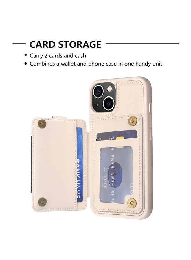 S-TOP Case For iPhone 14 / 13 BF27 Metal Ring Card Bag Holder Phone Case - Image 4