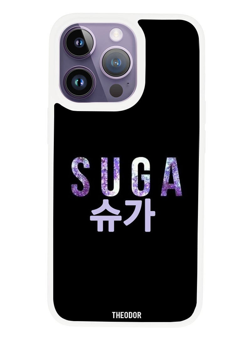 Theodor Protective Case Anti Scratch Shock Proof Cover For APPLE IPHONE 14 PRO Suga (White Bumper) - Image 1